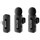 Boya BY-V2 V2.0 Wireless Lavalier Microphone for Lightning - 2 x TX and 1 x RX