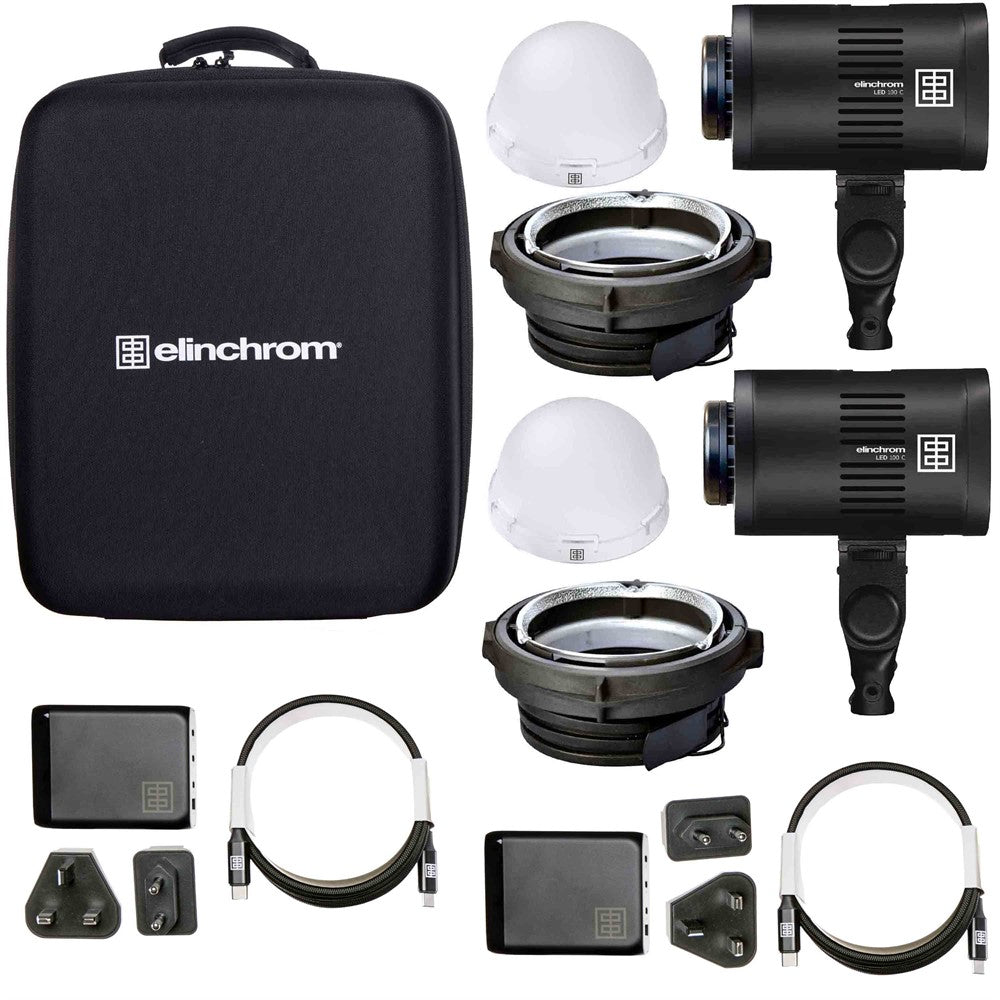 Elinchrom LED 100 C LED light Dual Kit with Charger