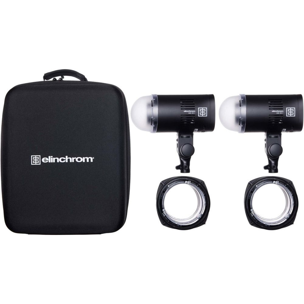 Elinchrom LED 100 C LED light Dual Kit with Charger
