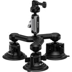 Leofoto LAC-05 Action Camera 3-suction cup mount
