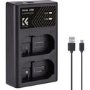 K&F Concept EN-EL15 Dual Battery Charger USB-C