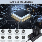 K&F Concept EN-EL15 Dual Battery Charger USB-C