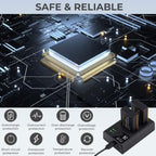 K&F Concept LP-E17 Dual Battery Charger USB-C