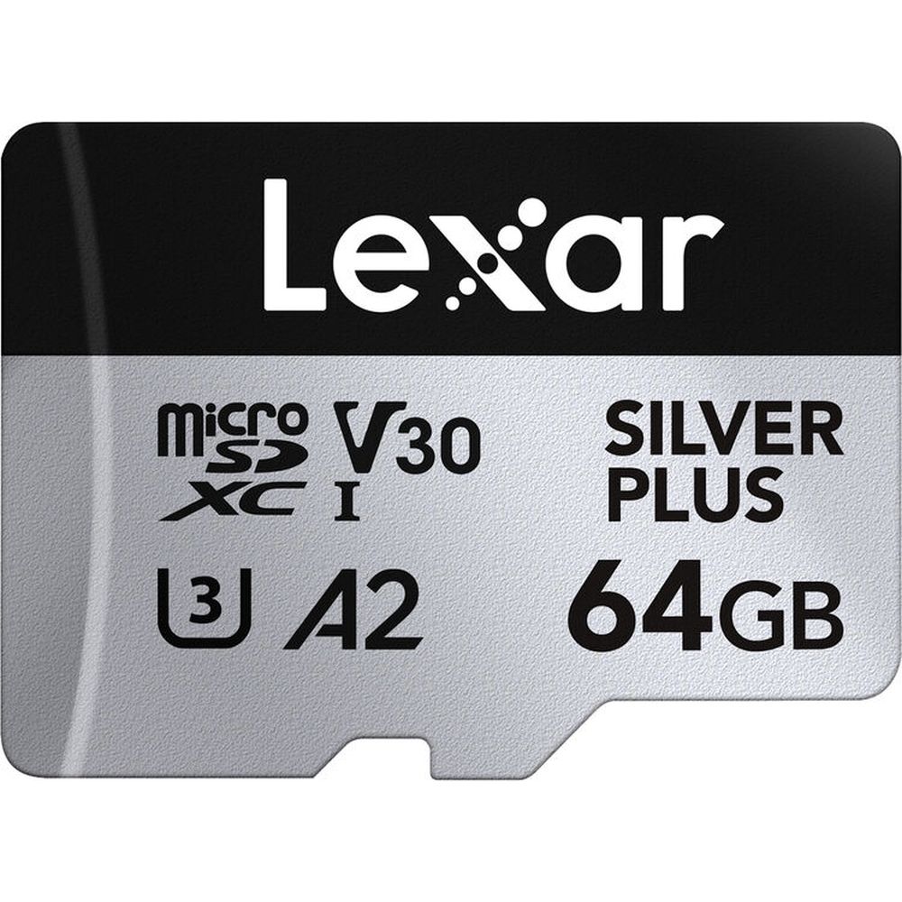 Lexar Pro Silver Plus 64GB microSDXC V30 - R205/W150MB/s