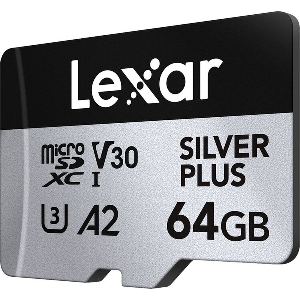 Lexar Pro Silver Plus 64GB microSDXC V30 - R205/W150MB/s