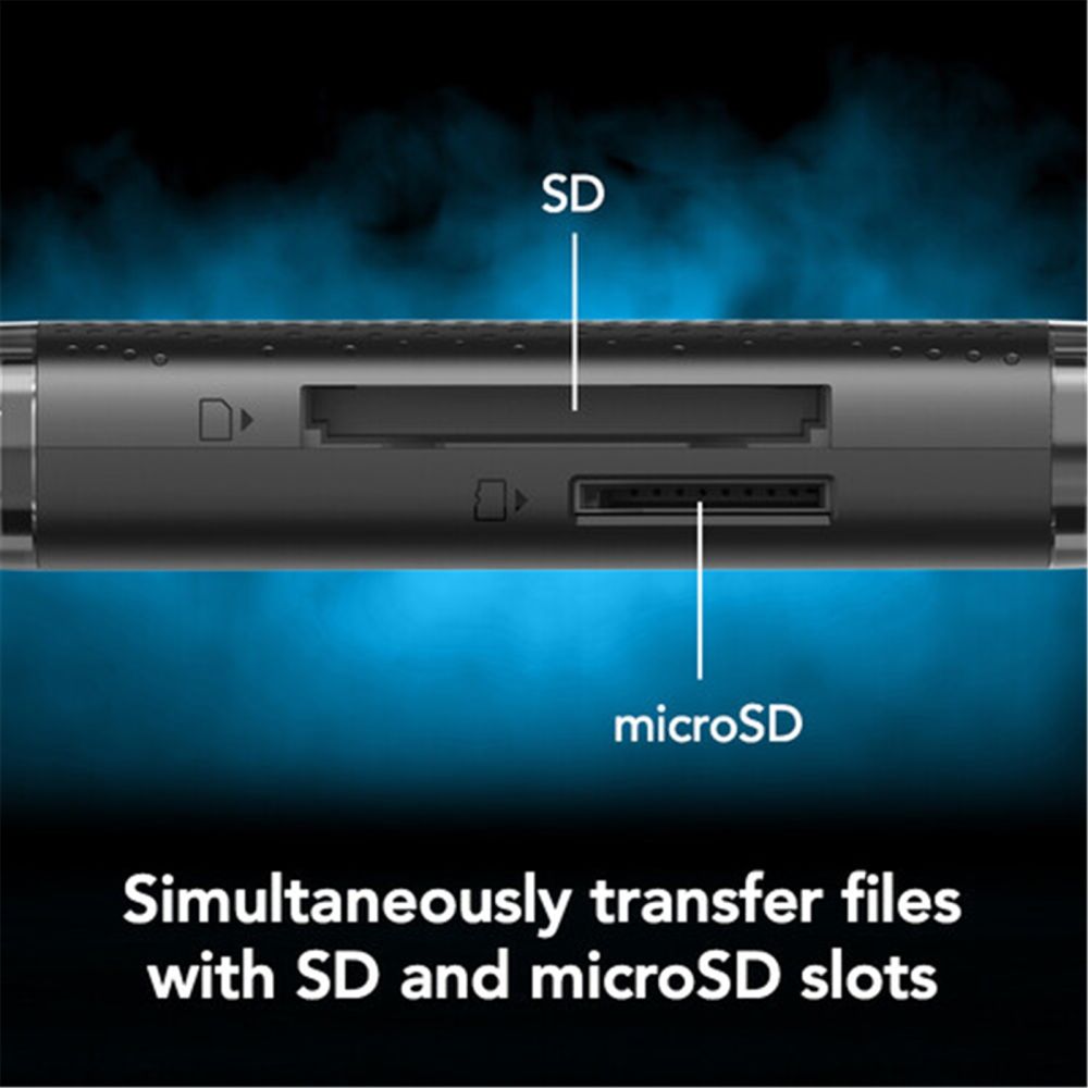 Lexar Reader LRW310 Dual Slot SD/microSD USB 3.1 A & C