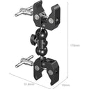 SmallRig 5331 Double Head Crab-Shaped Clamp