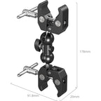 SmallRig 5331 Double Head Crab-Shaped Clamp