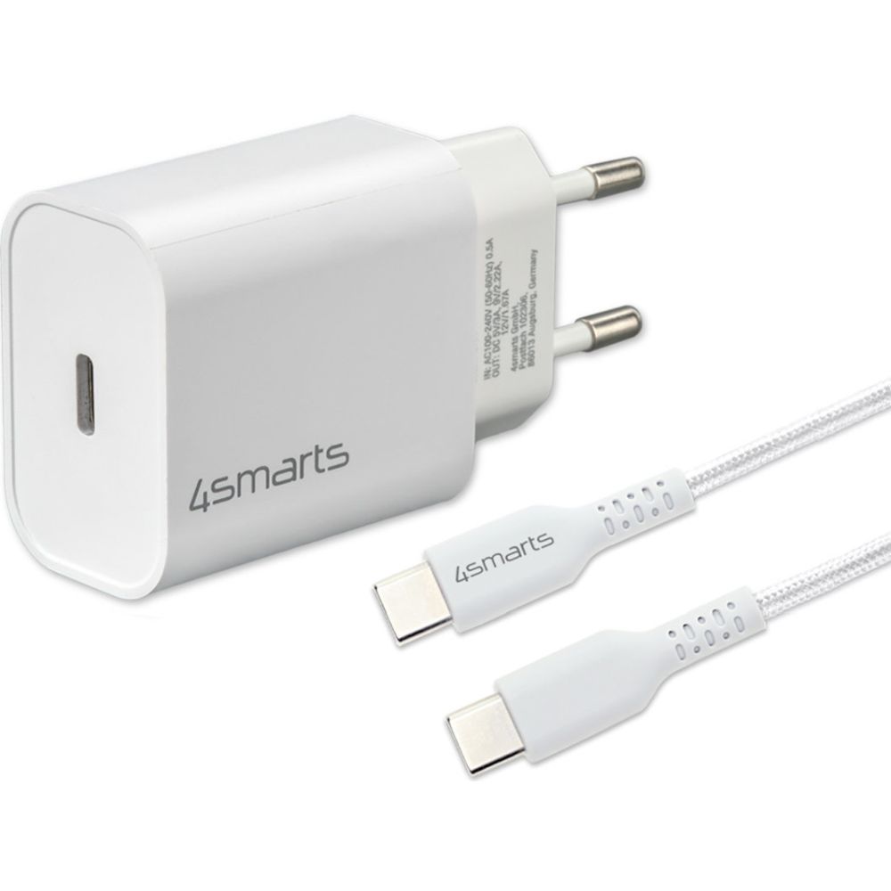 4smarts Charger 20W + 1.5mtr USB-C cable