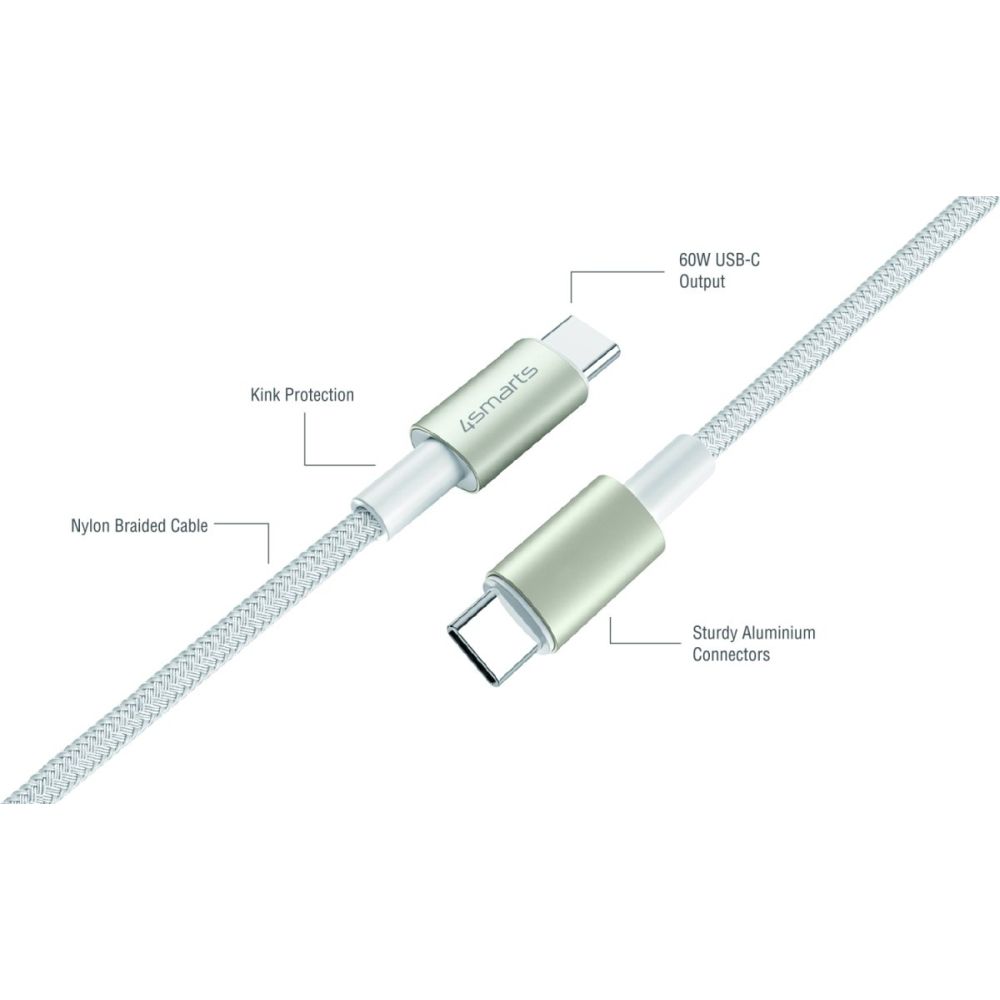 4smarts USB-C Premium Cable Set 3x (3.0mtr + 1.5mtr + 0.5mtr)