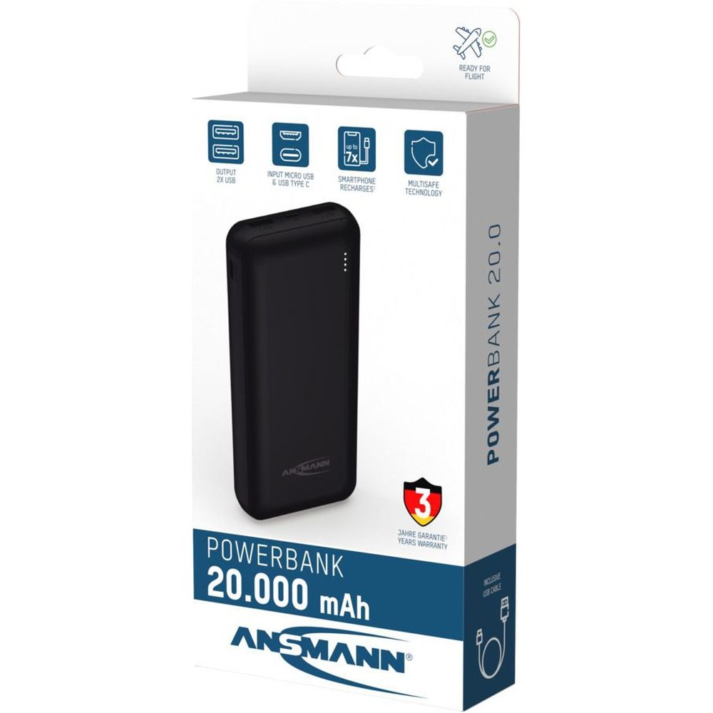Ansmann PB212 Power bank 20,000 mAh