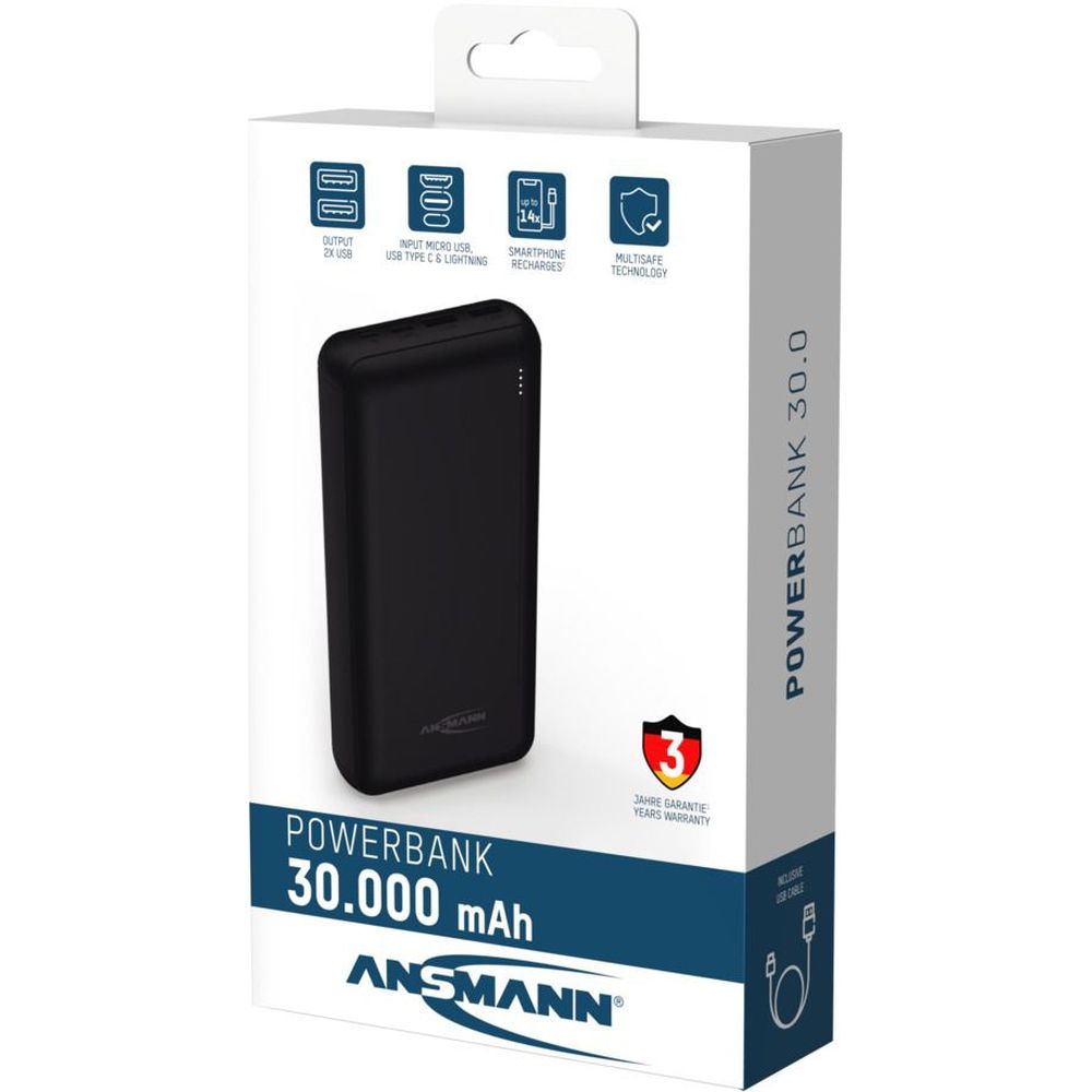 Ansmann PB212 Power bank 30,000 mAh