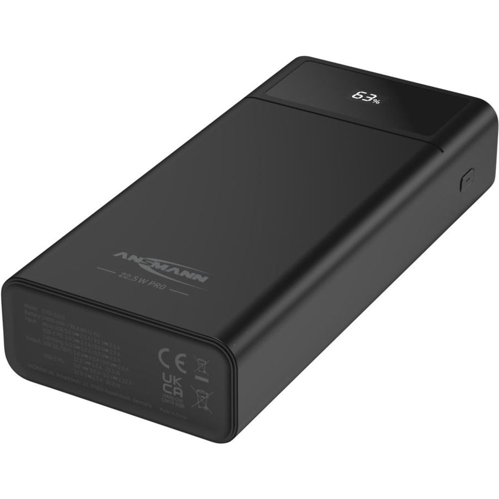 Ansmann PB322PD Power bank 24,000 mAh QuickCharge 3.0 22.5W