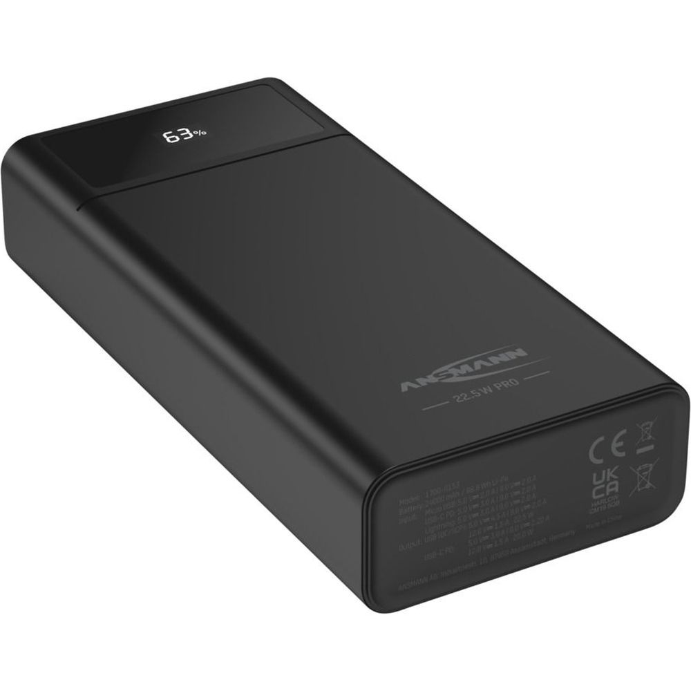 Ansmann PB322PD Power bank 24,000 mAh QuickCharge 3.0 22.5W