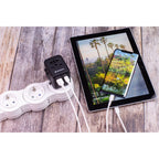 Verbatim UTA-02 Worldwide Travel Adapter + USB-A & USB-C