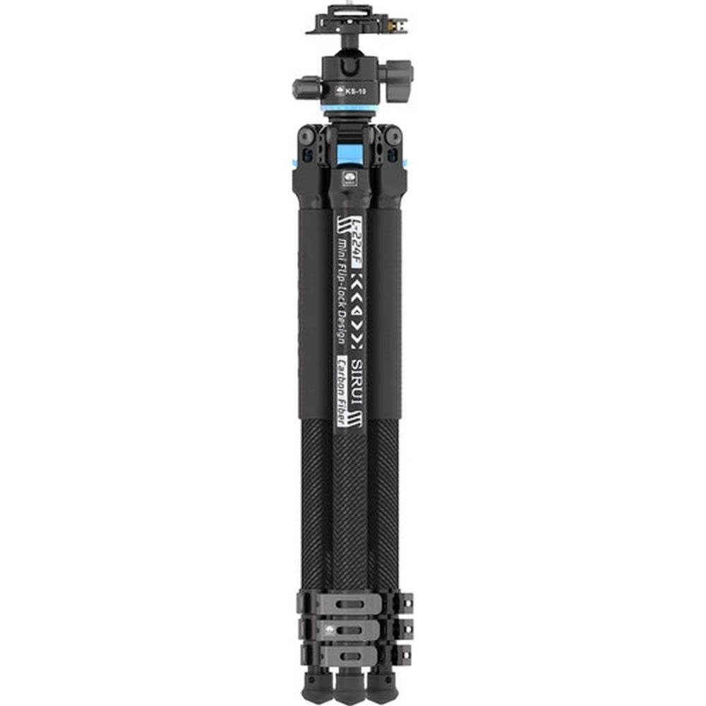 Sirui Landscape Carbon Tripod Kit L-224F + KS-10 Head (with Flip Lock)