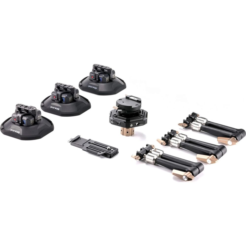 Tilta Hydra Articulating Car Mounting System with Electronic Suction Cups with battery