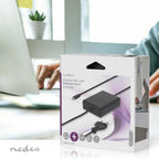 Nedis notebook adapter 5-20V DC, 45W Type-C