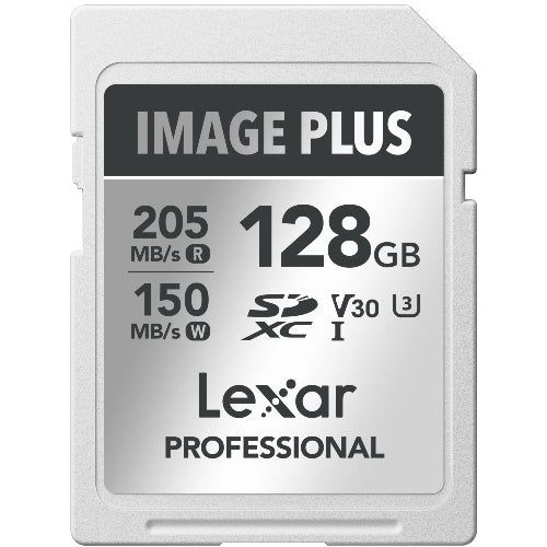 Lexar Image Plus SD Card UHS-I V30 R205/W150 MB/s - 128GB