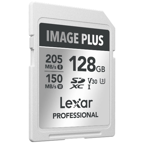 Lexar Image Plus SD Card UHS-I V30 R205/W150 MB/s - 128GB