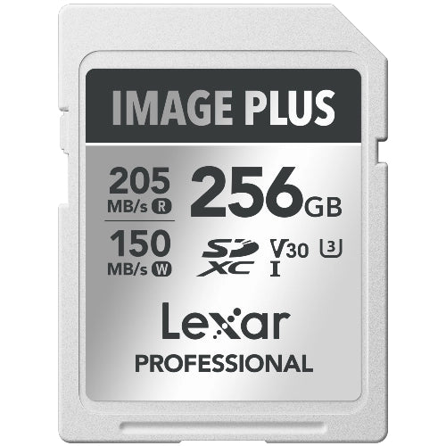 Lexar Image Plus SD Card UHS-I V30 R205/W150 MB/s - 256GB