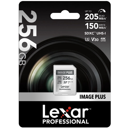 Lexar Image Plus SD Card UHS-I V30 R205/W150 MB/s - 256GB