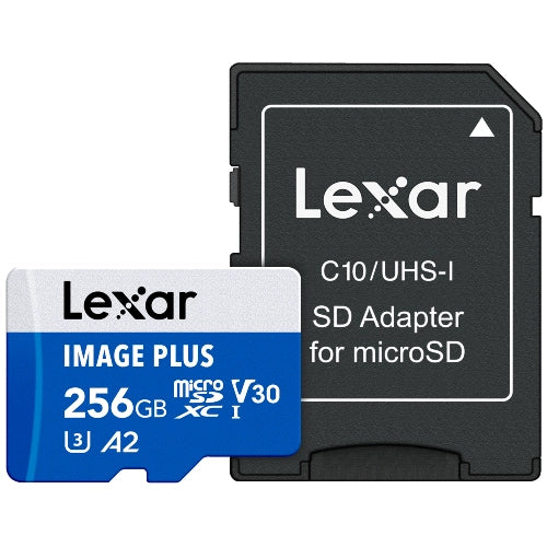 Lexar Image Plus MicroSD Card UHS-I V30 R170 MB/s - 256GB