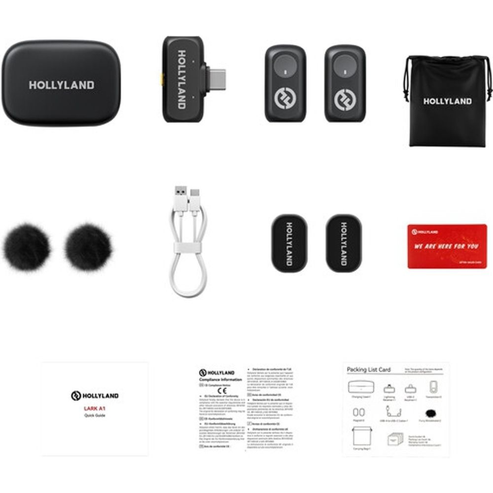 Hollyland LARK A1 Duo USB-C Wireless Microphone