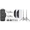 Godox Litemons LA300R RGB LED Light 2 light kit