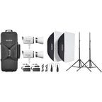 Godox Litemons LA300R RGB LED Light 2 light kit