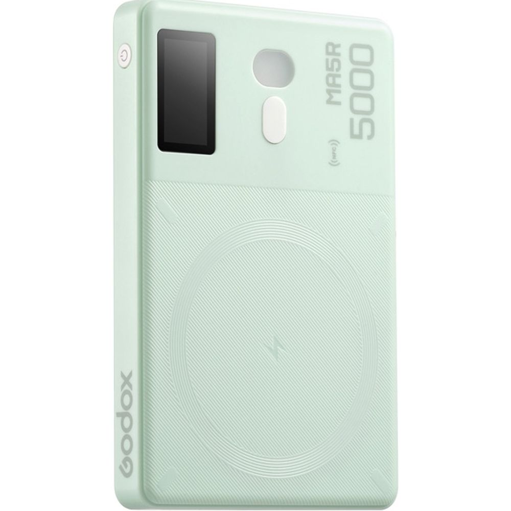 Godox MA5R Mobile Power Bank & RGB LED light green