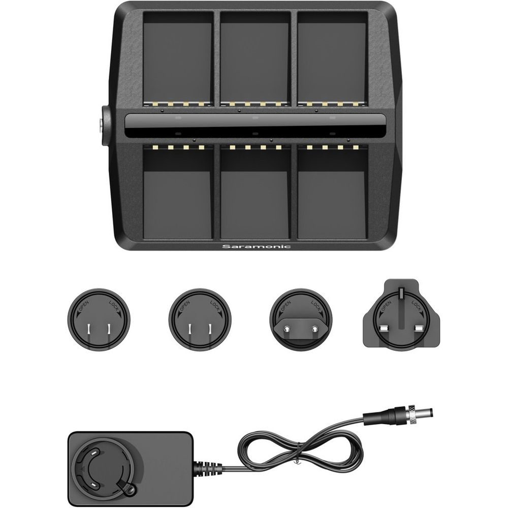 Saramonic WiTalk9 CB6 6-bay charging hub