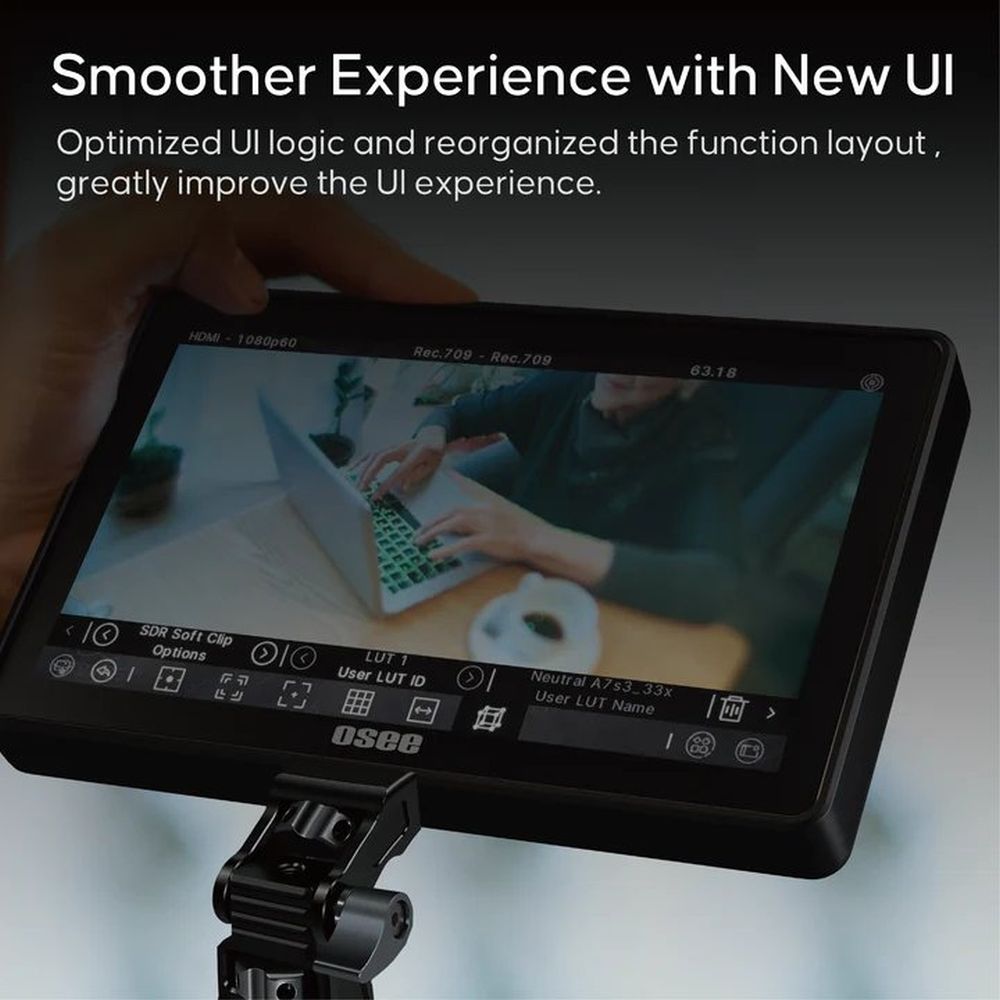 Osee Monitor 7-inch HDR SDI & 4K-HDMI - 3000 nits