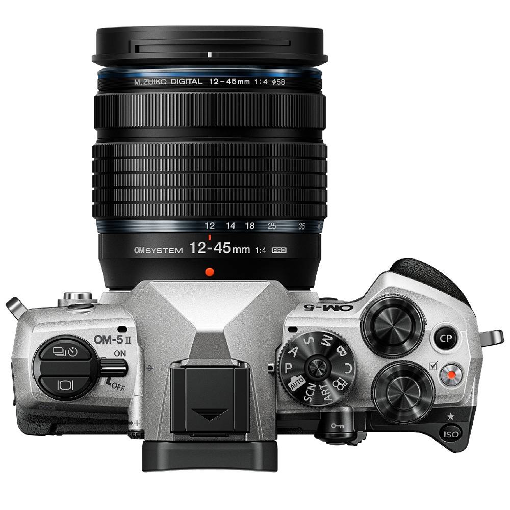OM SYSTEM OM-5 Mark II silver + 12-45mm f/4.0 Pro
