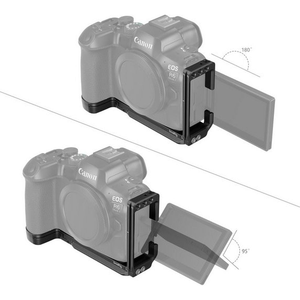 SmallRig 4160B L-Shape Mount Plate for Canon EOS R6 Mark II / R5 / R5 C / R6