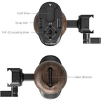 SmallRig 5239 Wooden Side Handle with NATO Clamp