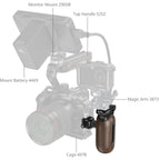 SmallRig 5239 Wooden Side Handle with NATO Clamp