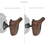 SmallRig 5161 "ImageGrip" Series Wooden Handle with NATO Clamp (Left Side)