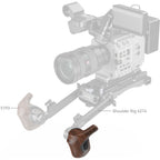 SmallRig 5162 "ImageGrip" Series Wooden Handle with ARRI Rosette (Left Side)