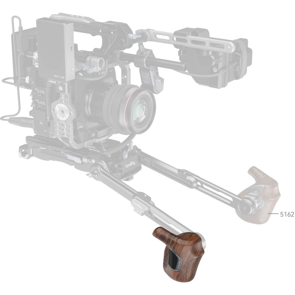 SmallRig 5193 "ImageGrip" Series Wooden Handle with ARRI Rosette (Right Side)