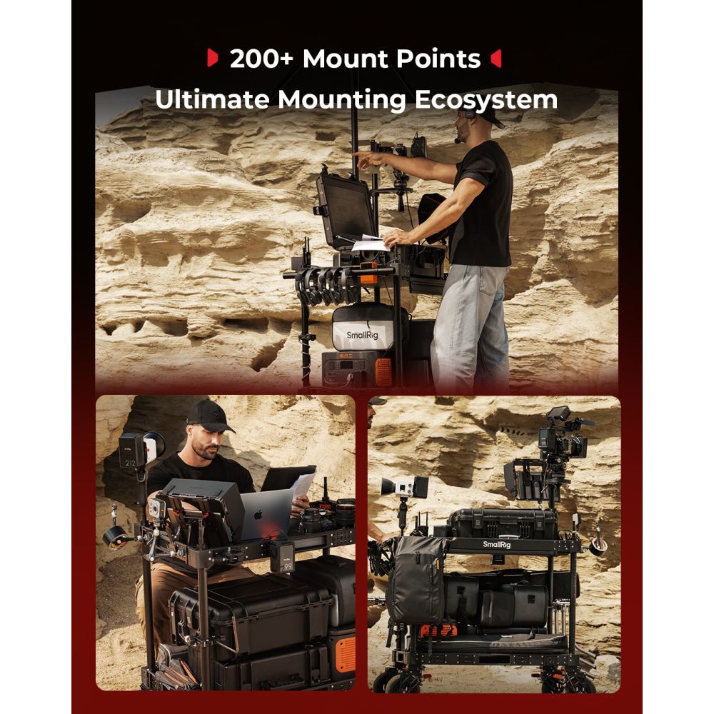 SmallRig MD4573 36" Lightweight Video Production Camera Cart