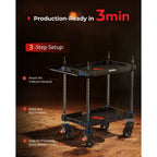 SmallRig MD4573 36" Lightweight Video Production Camera Cart