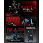 SmallRig MD4573 36" Lightweight Video Production Camera Cart