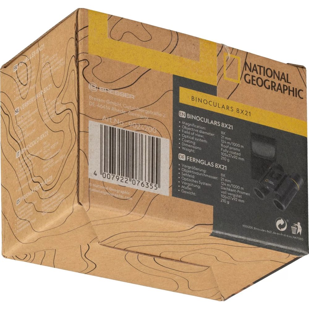 National Geographic 8x21 Pocket Binoculars