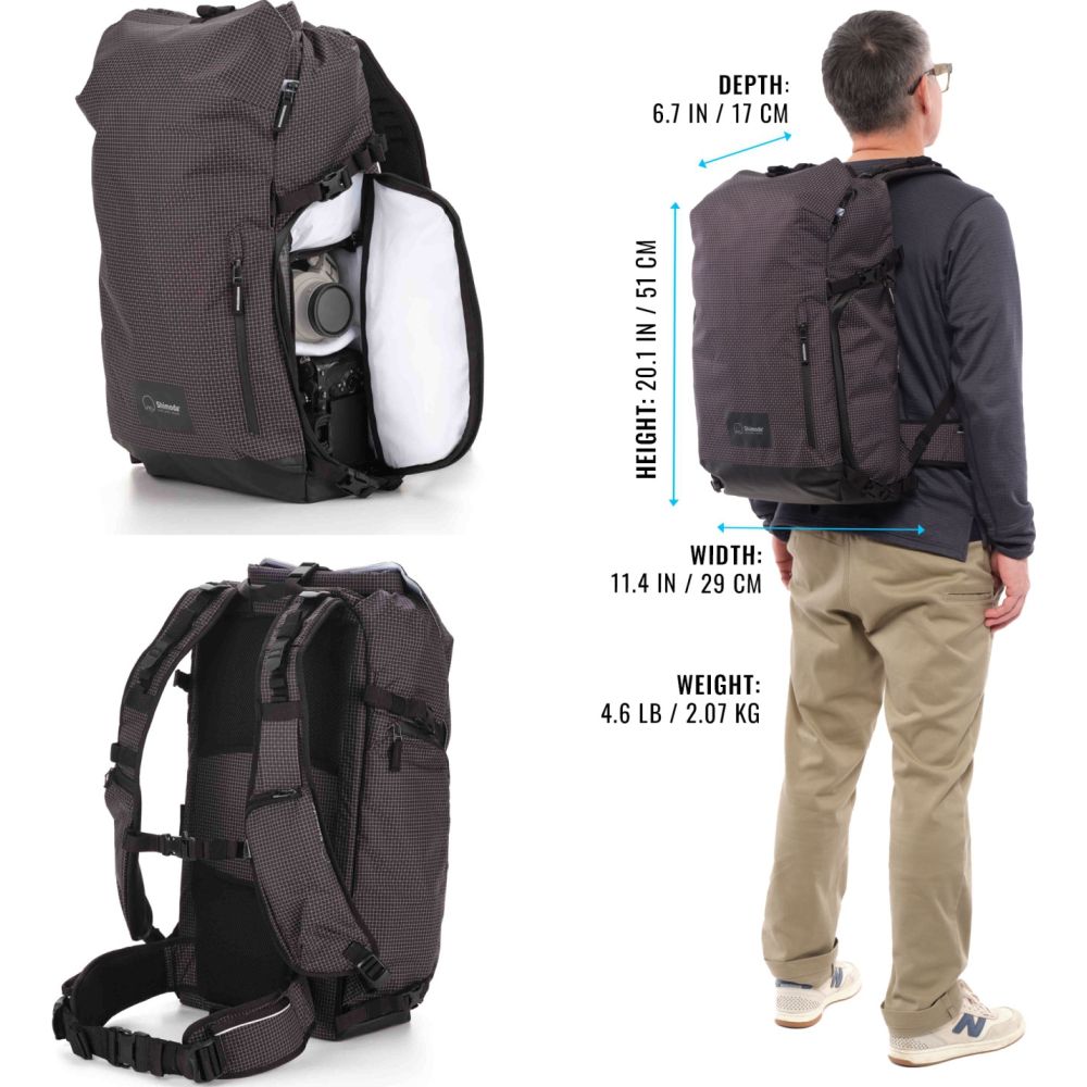 Shimoda Backpack Sidecountry 32 Starter Kit - black/white - 520-355