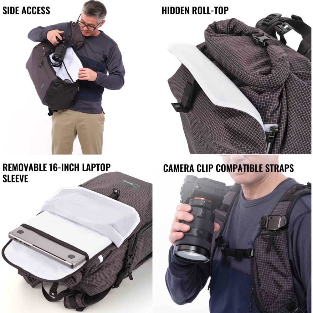 Shimoda Backpack Sidecountry 32 Starter Kit - black/white - 520-355