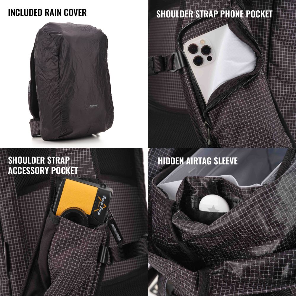 Shimoda Backpack Sidecountry 32 Starter Kit - black/white - 520-355