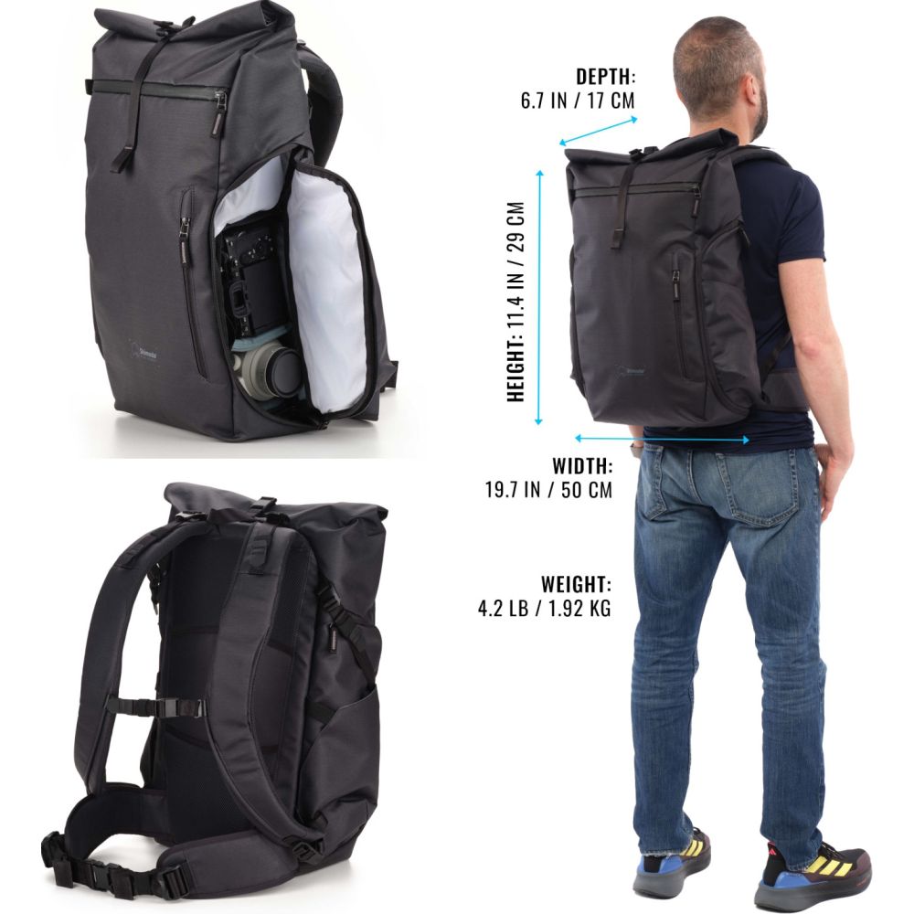Shimoda Backpack Side Street 28 Starter Kit - anthracite - 520-382