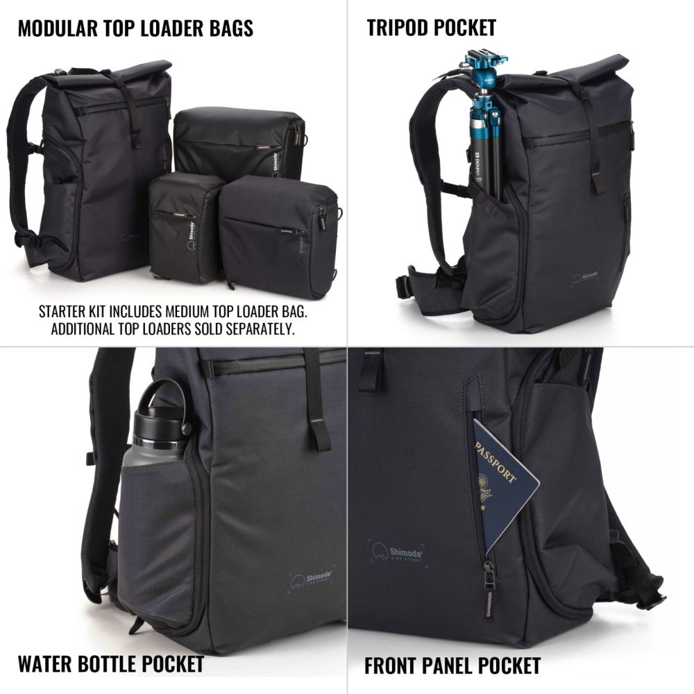Shimoda Backpack Side Street 28 Starter Kit - anthracite - 520-382