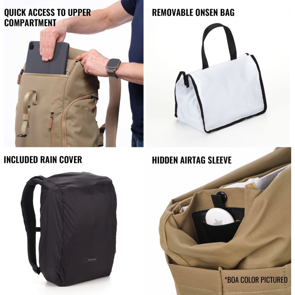 Shimoda Backpack Side Street 28 Starter Kit - anthracite - 520-382